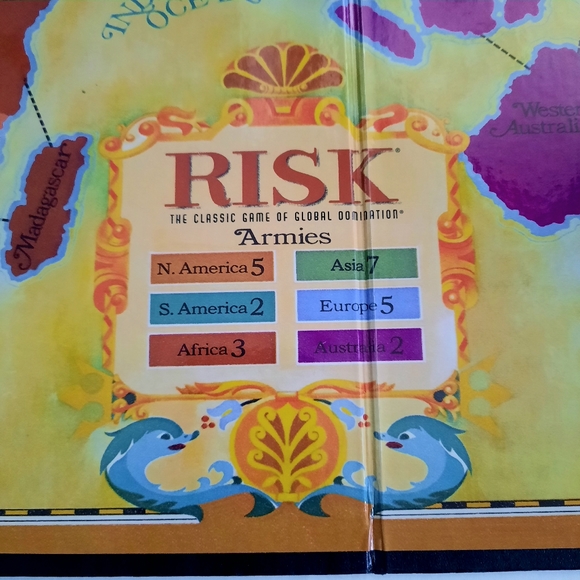 Risk Game Wood Box Global Domination, Wooden Book Shelf Box - Picture 9 of 13